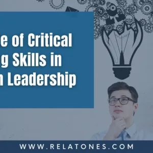 This image tells us about the role of critical thinking skills in modern Leadership.