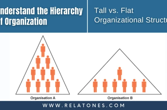 Understanding of hierarchy of tall vs flat organisational structure